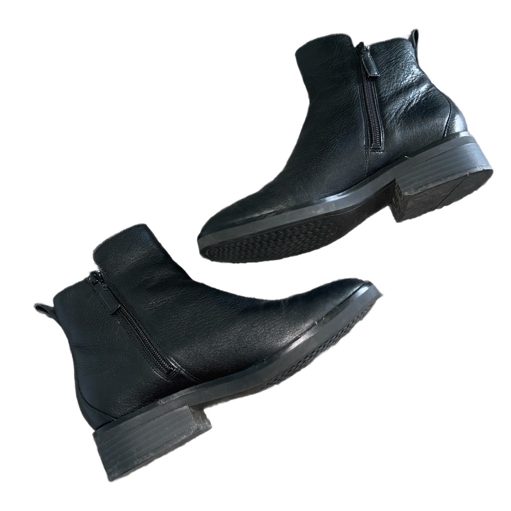 Cole Haan Black Leather Ankle Boots - Picture 5 of 10